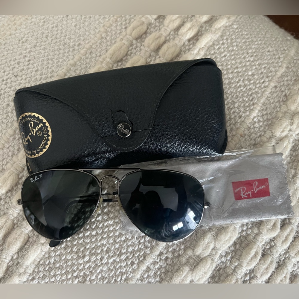Ray-Ban Sunglasses Aviator Metal (Gunmetal) unisex
